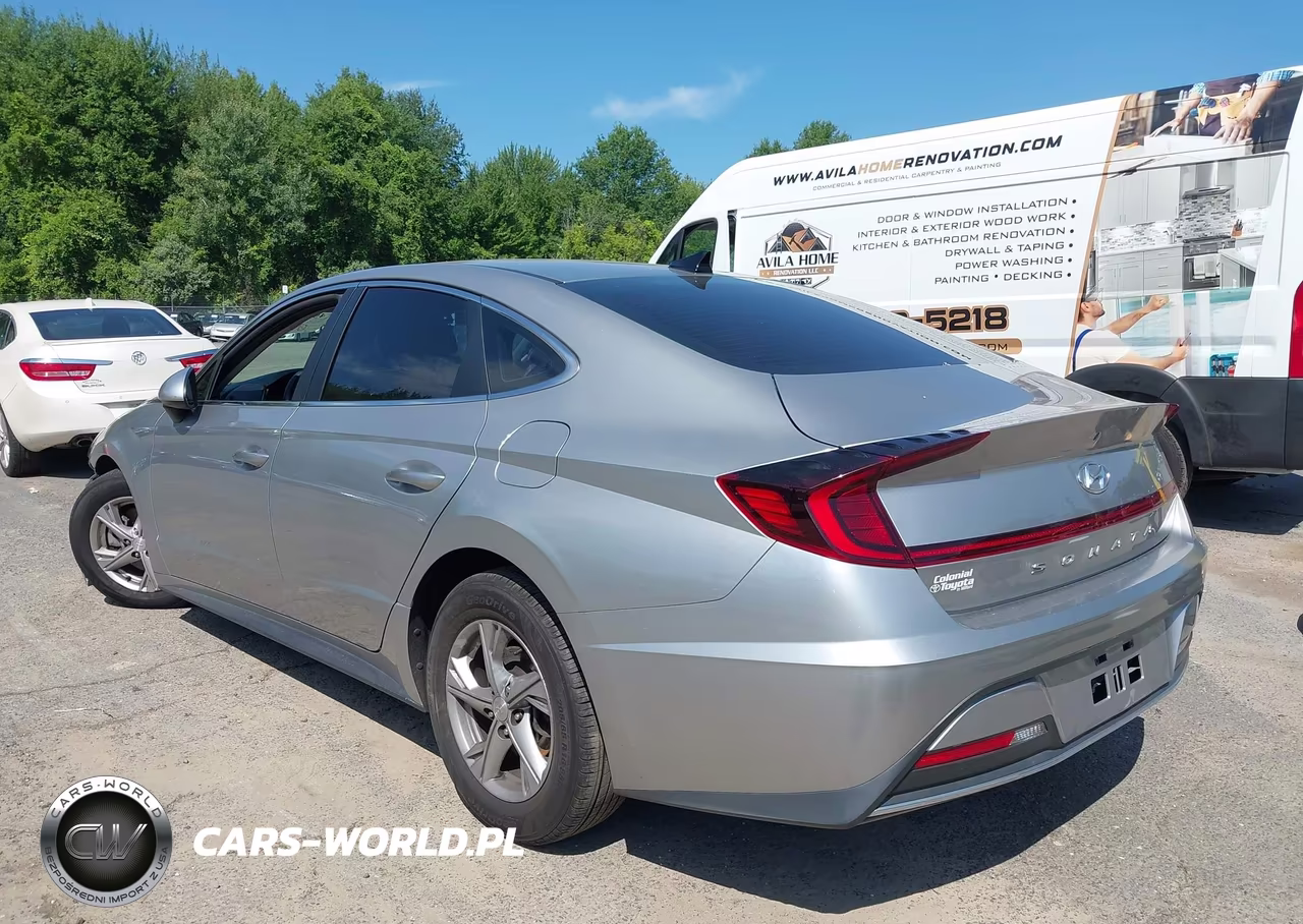 2021 Hyundai Sonata Se VIN:5NPEG4JA0MH073524 - 3
