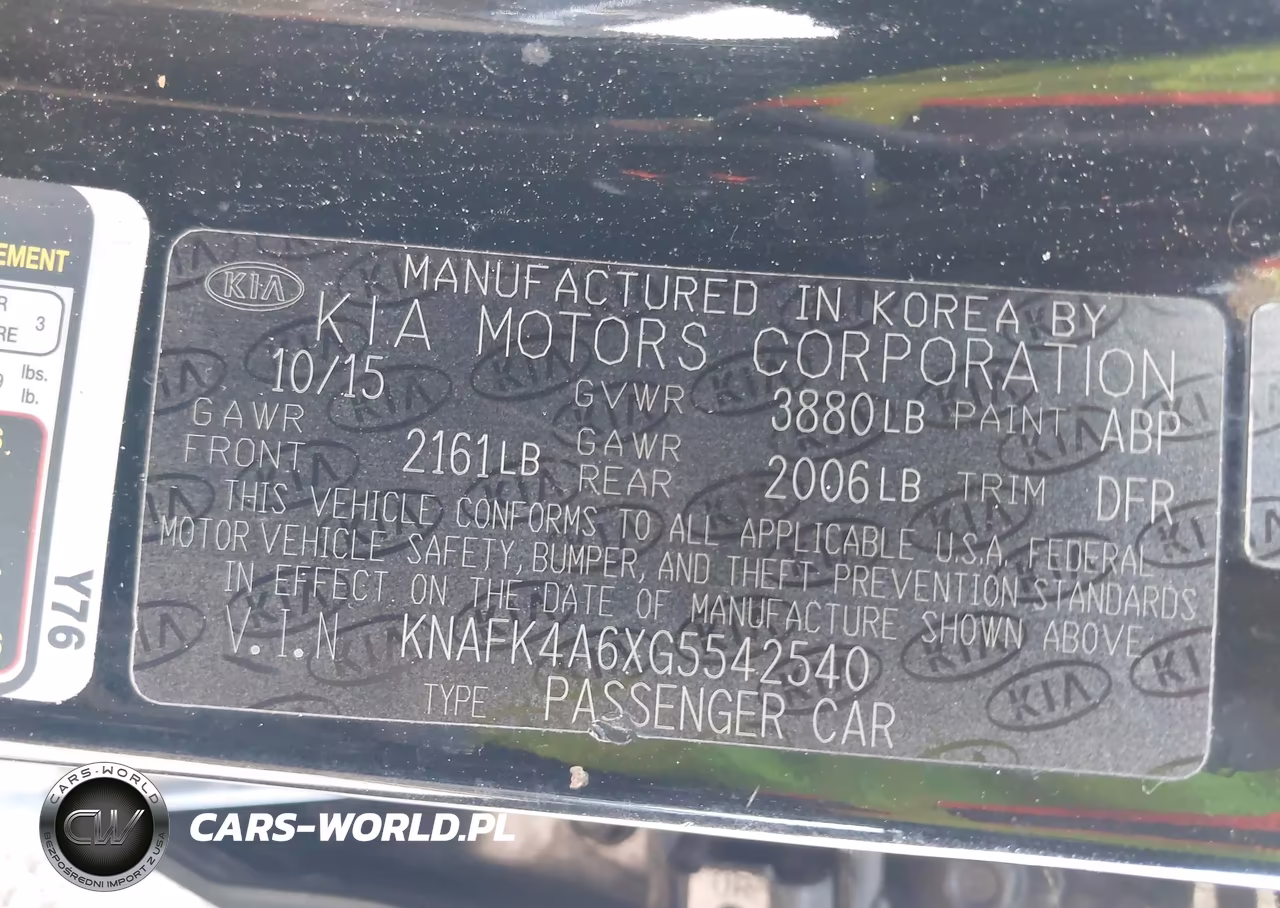 2016 Kia Forte Lx VIN:KNAFK4A6XG5542540 - 9
