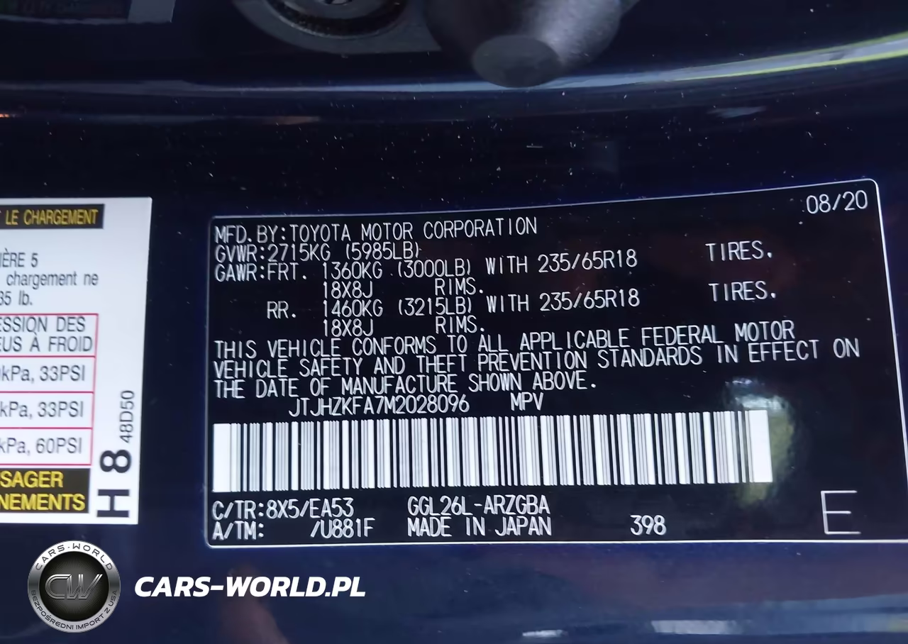 2021 Lexus Rx 350L VIN:JTJHZKFA7M2028096 - 9