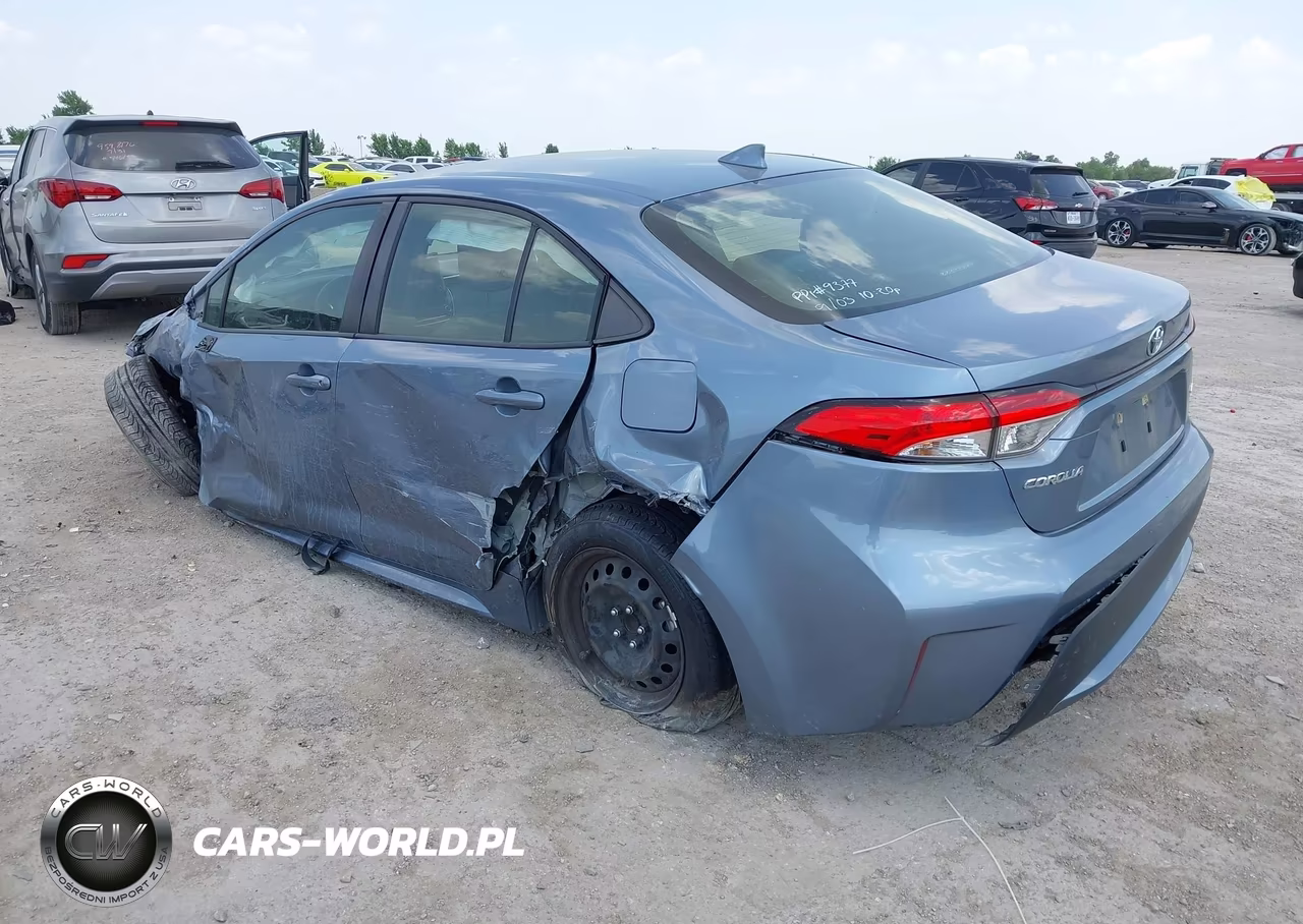 2022 Toyota Corolla Le VIN:JTDEPMAE4NJ194603 - 3