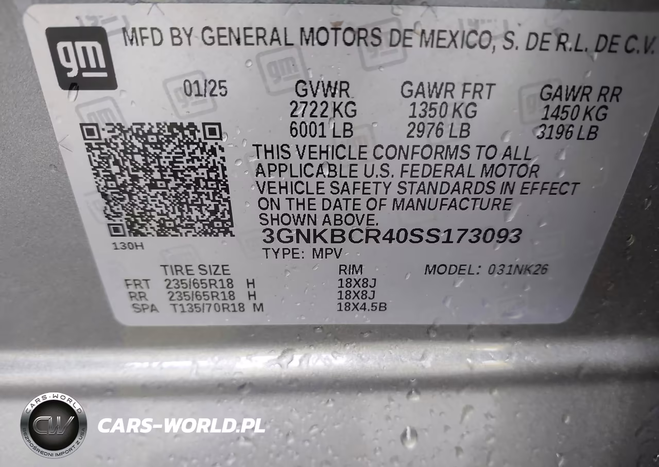 2025 Chevrolet Blazer Fwd 2Lt VIN:3GNKBCR40SS173093 - 9
