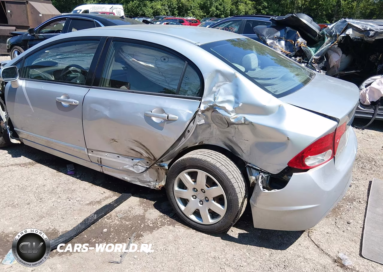 2010 Honda Civic Lx VIN:2HGFA1F52AH301593 - 3