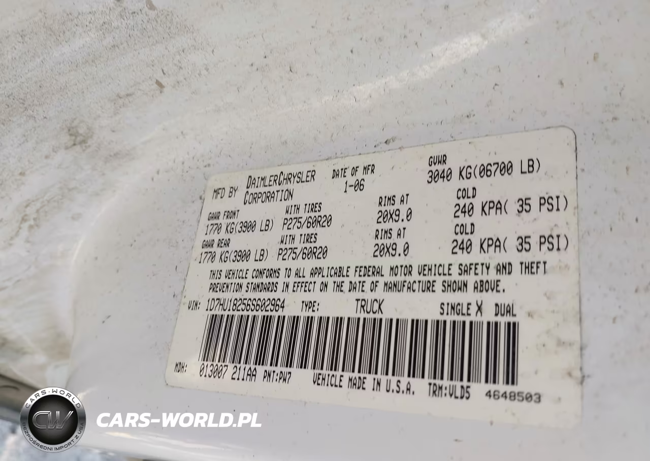 2006 Dodge Ram 1500 Laramie VIN:1D7HU18256S602964 - 9