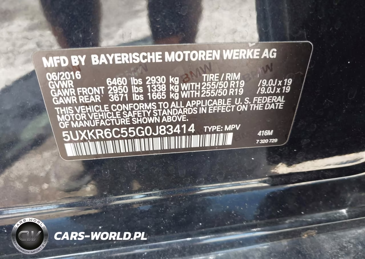 2016 BMW X5 xDrive50I VIN:5UXKR6C55G0J83414 - 9