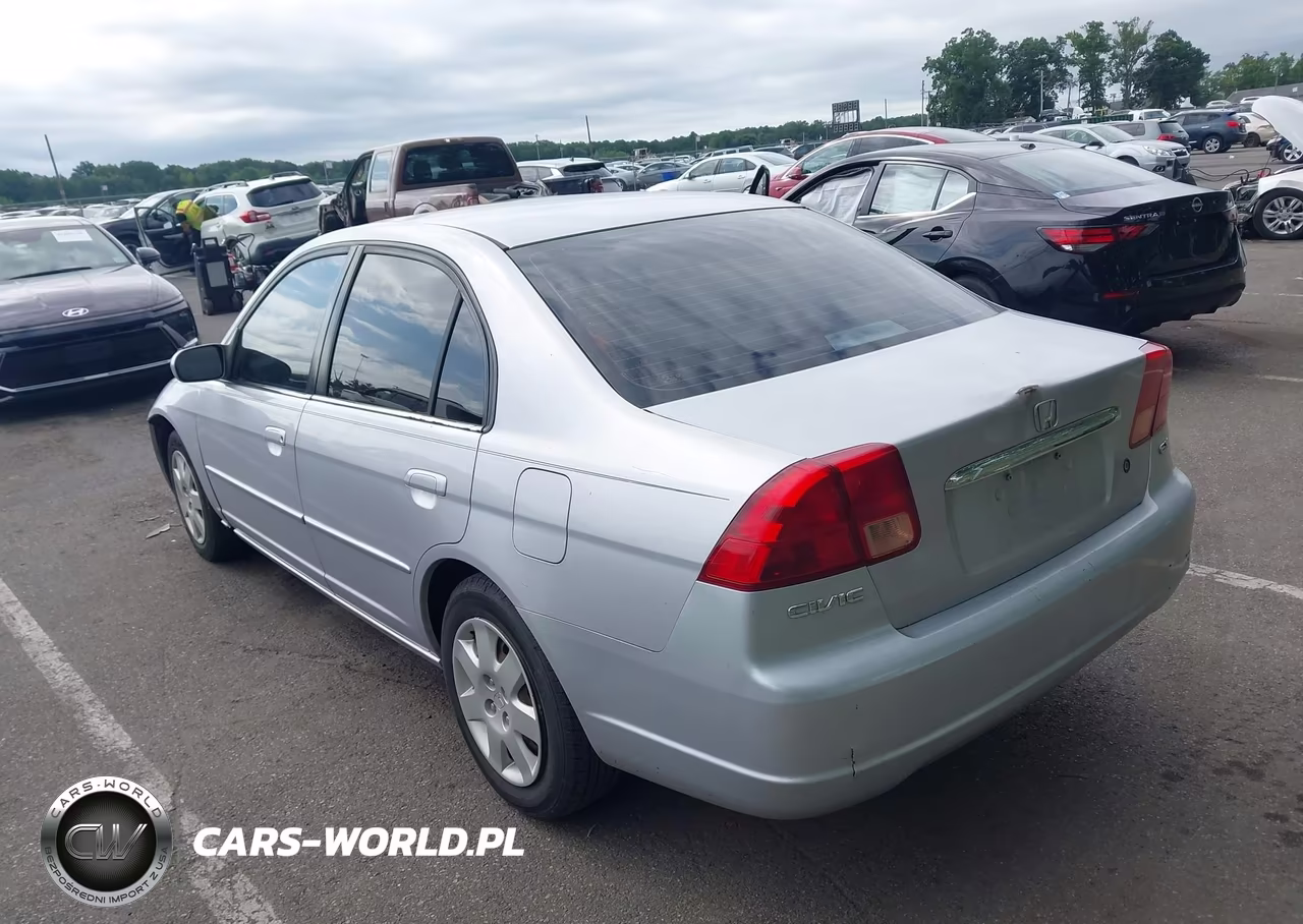 2001 Honda Civic Ex VIN:1HGES26791L053023 - 3