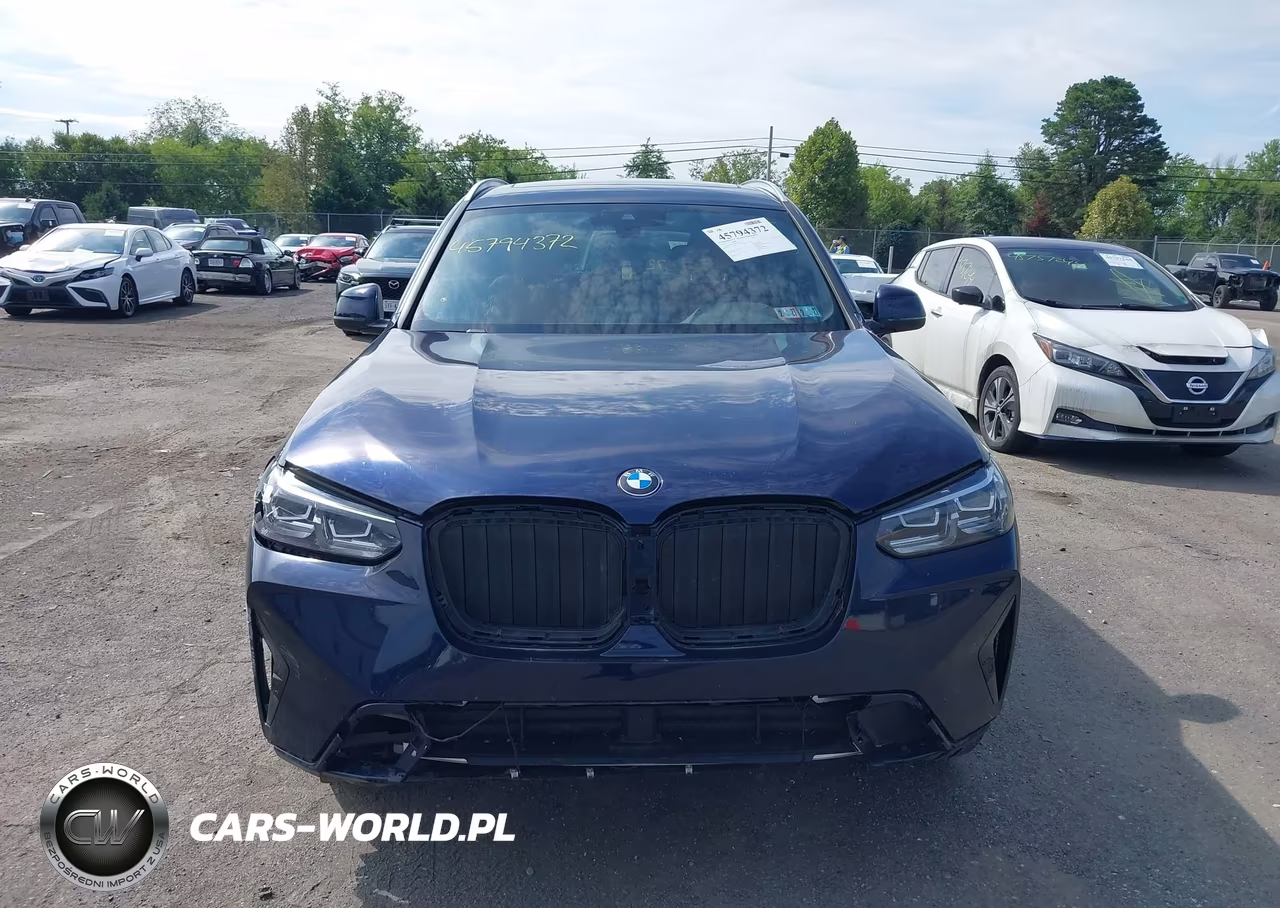 2022 BMW X3 xDrive30I VIN:5UX53DP07N9L91000 - 12