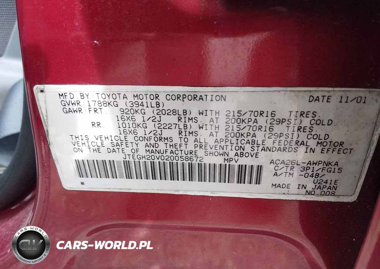2002 Toyota Rav4 VIN:JTEGH20V020058672 - 9