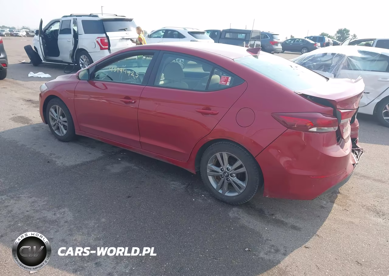 2017 Hyundai Elantra Se VIN:KMHD84LF8HU226448 - 3