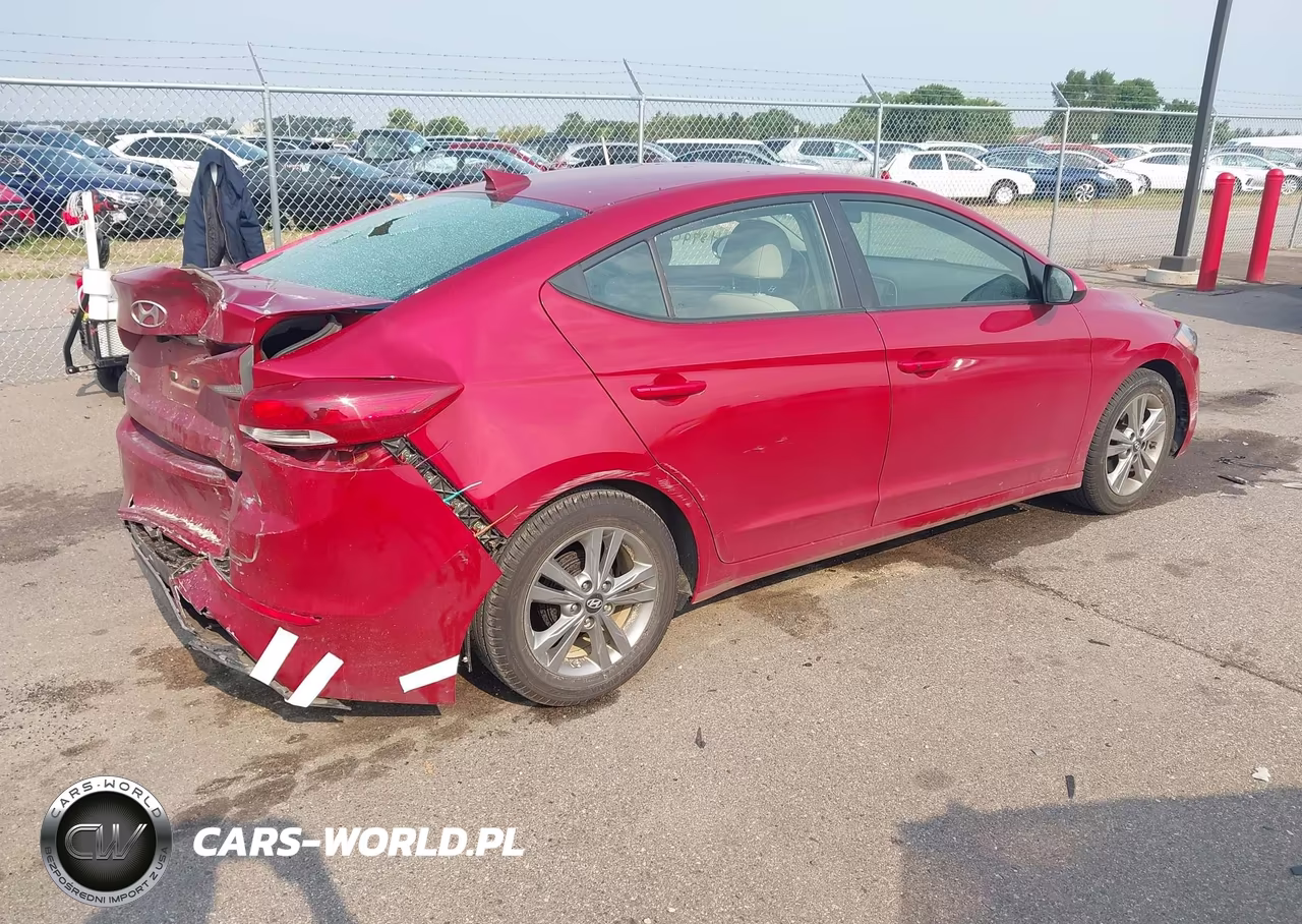 2017 Hyundai Elantra Se VIN:KMHD84LF8HU226448 - 4