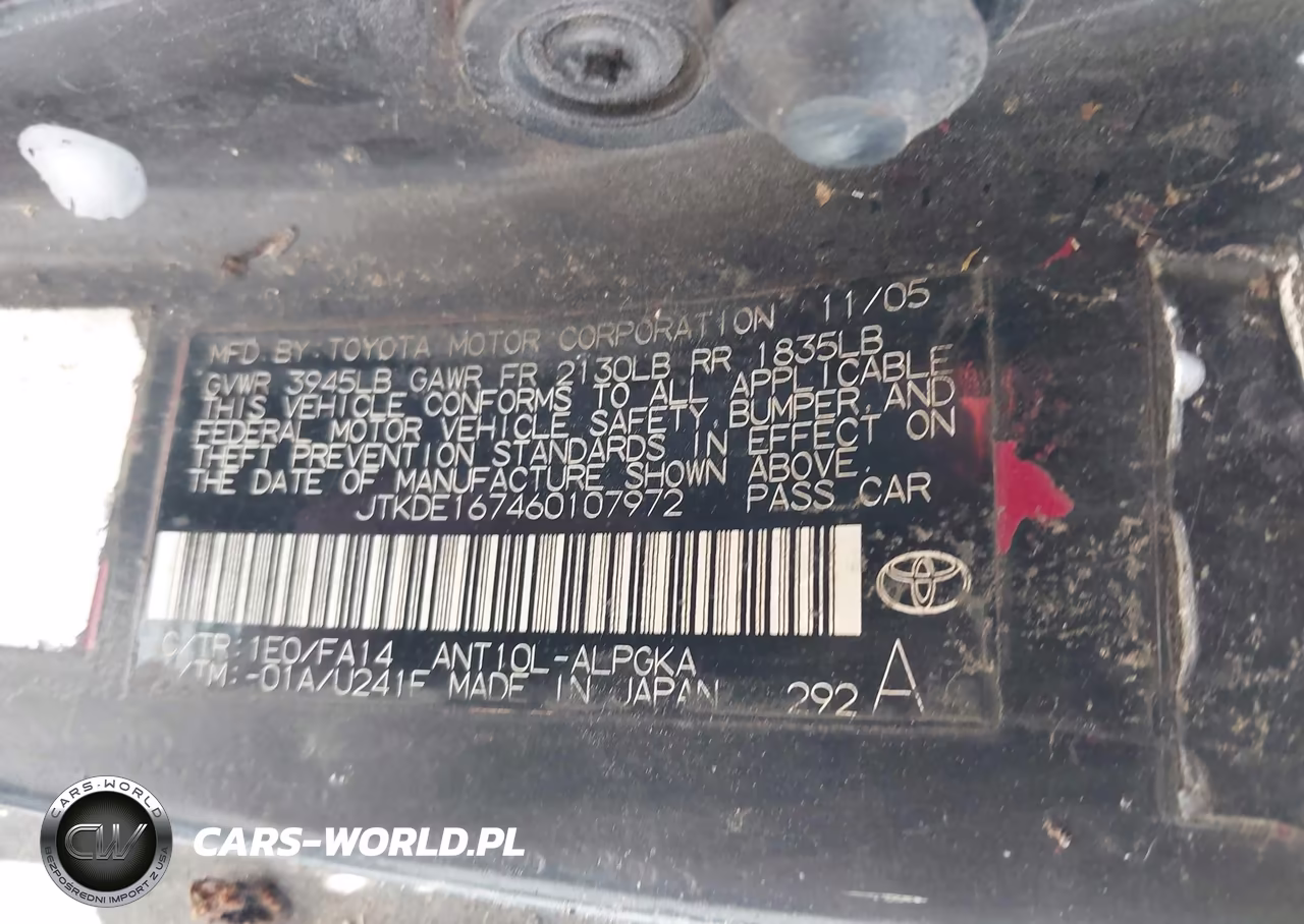2006 Scion Tc VIN:JTKDE167460107972 - 9