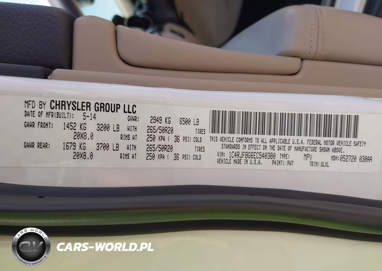 2014 Jeep Grand Cherokee Limited VIN:1C4RJFBG6EC540380 - 9