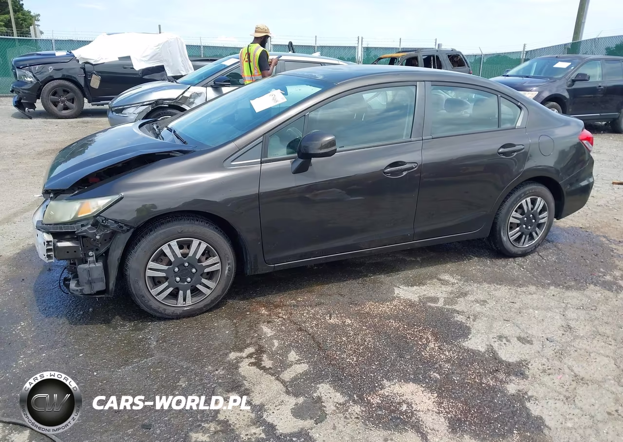 2013 Honda Civic Lx VIN:19XFB2F54DE206776 - 2
