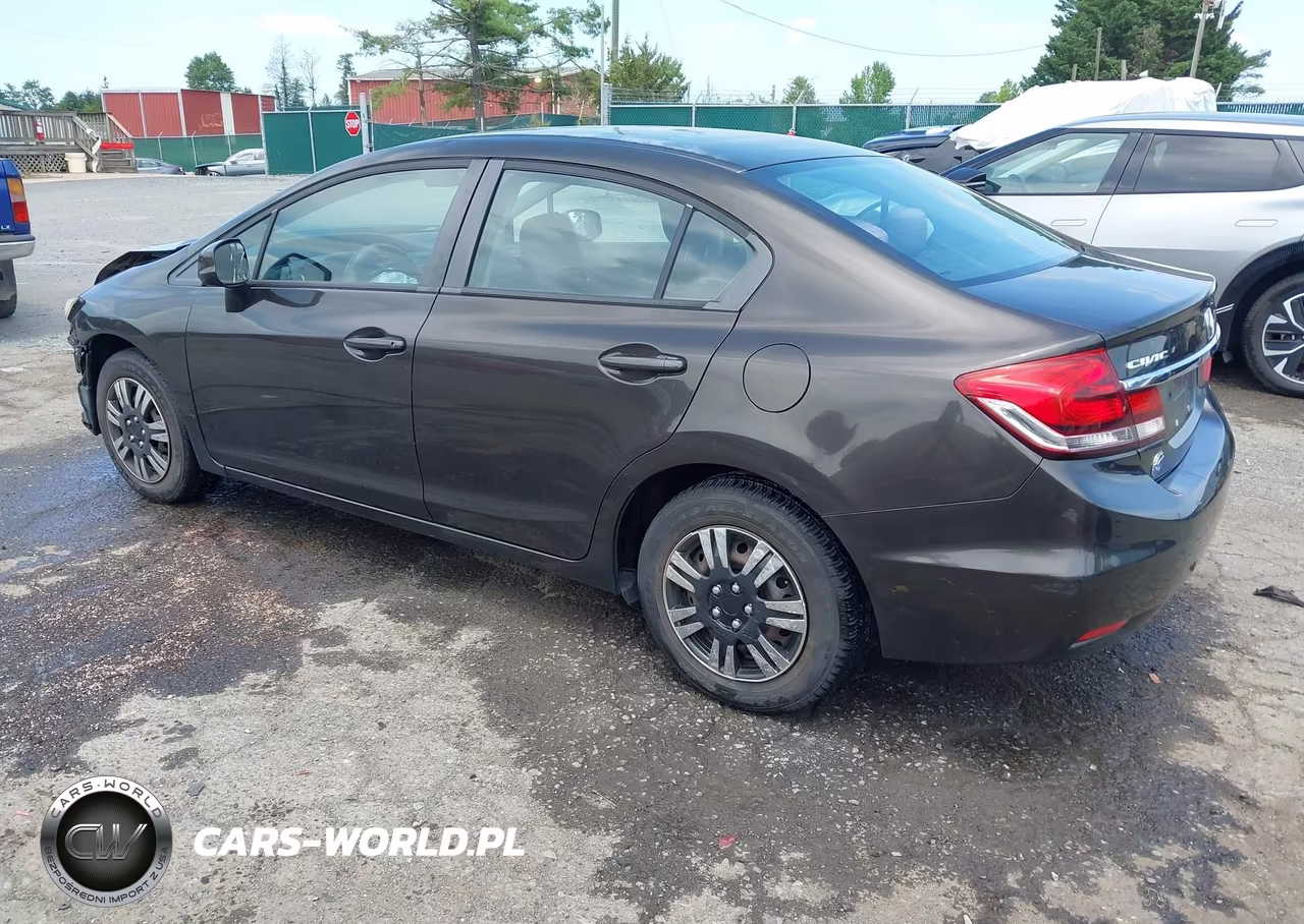 2013 Honda Civic Lx VIN:19XFB2F54DE206776 - 3