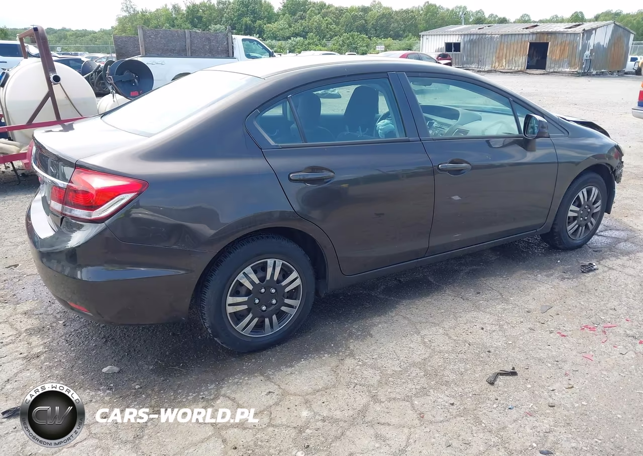 2013 Honda Civic Lx VIN:19XFB2F54DE206776 - 4