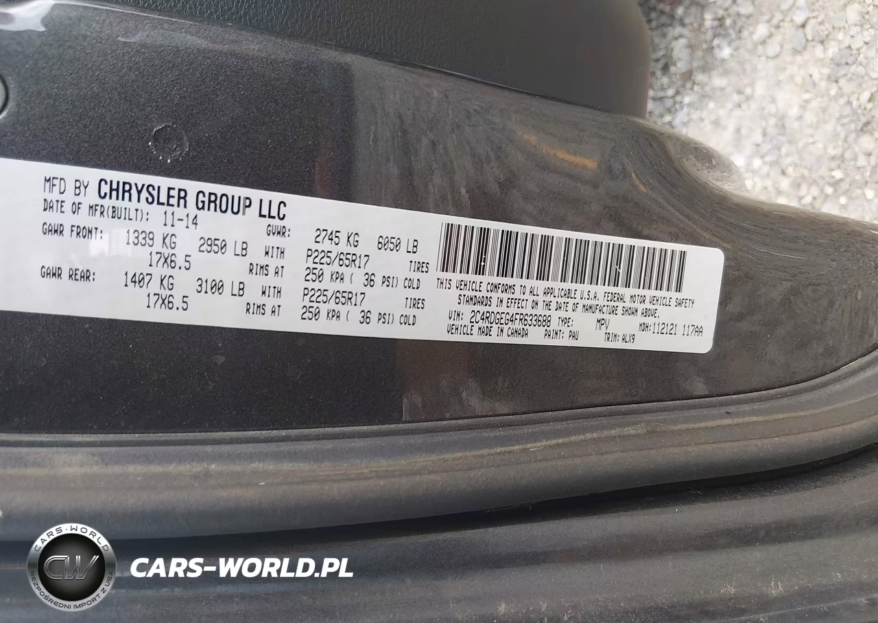 2015 Dodge Grand Caravan R-T VIN:2C4RDGEG4FR633688 - 9