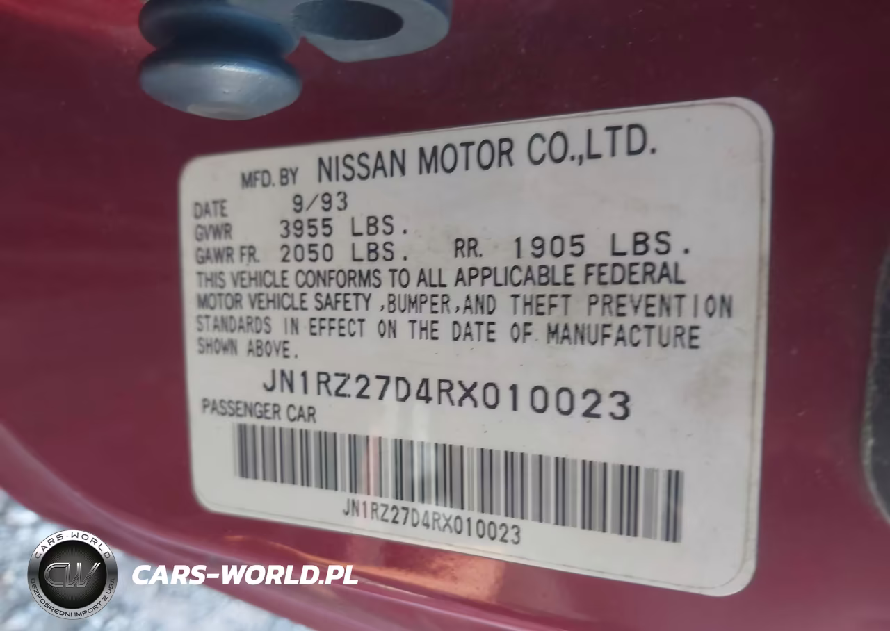 1994 Nissan 300Zx VIN:JN1RZ27D4RX010023 - 9