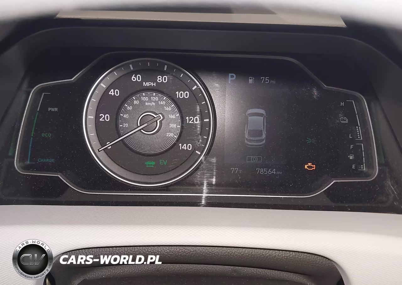 2020 Hyundai Ioniq Hybrid Blue VIN:KMHC65LCXLU220074 - 7