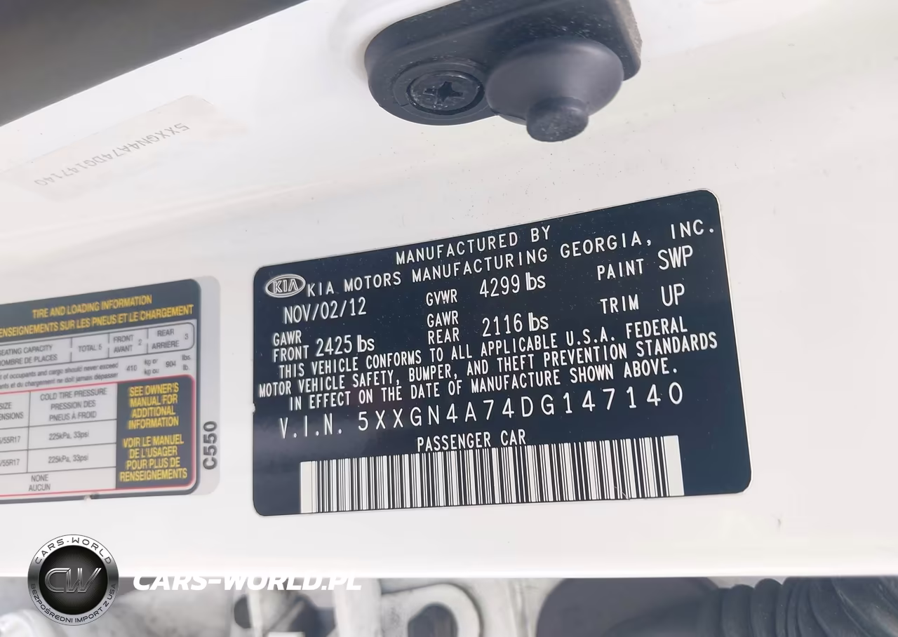 2013 Kia Optima Ex VIN:5XXGN4A74DG147140 - 9