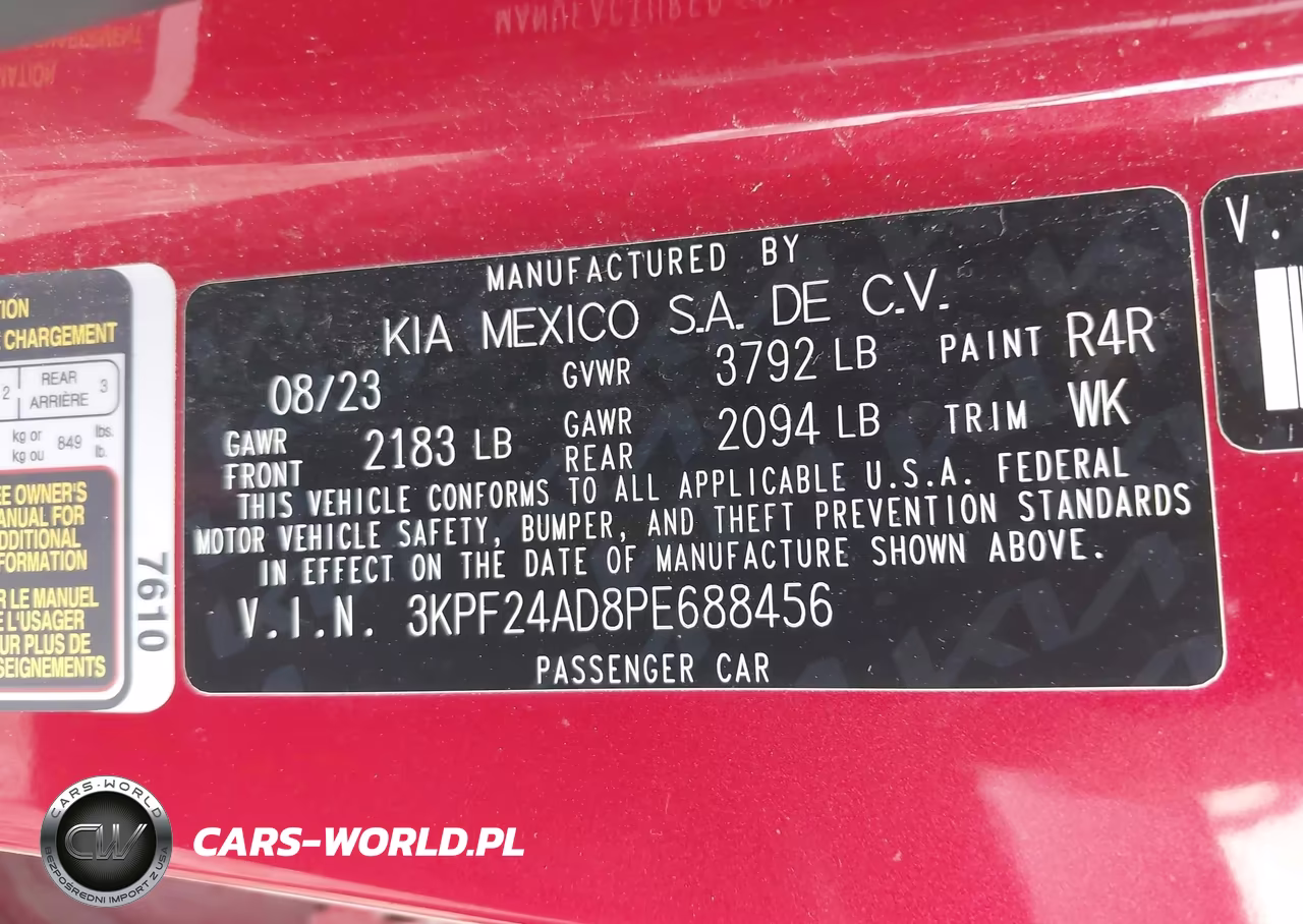 2023 Kia Forte Lxs VIN:3KPF24AD8PE688456 - 9