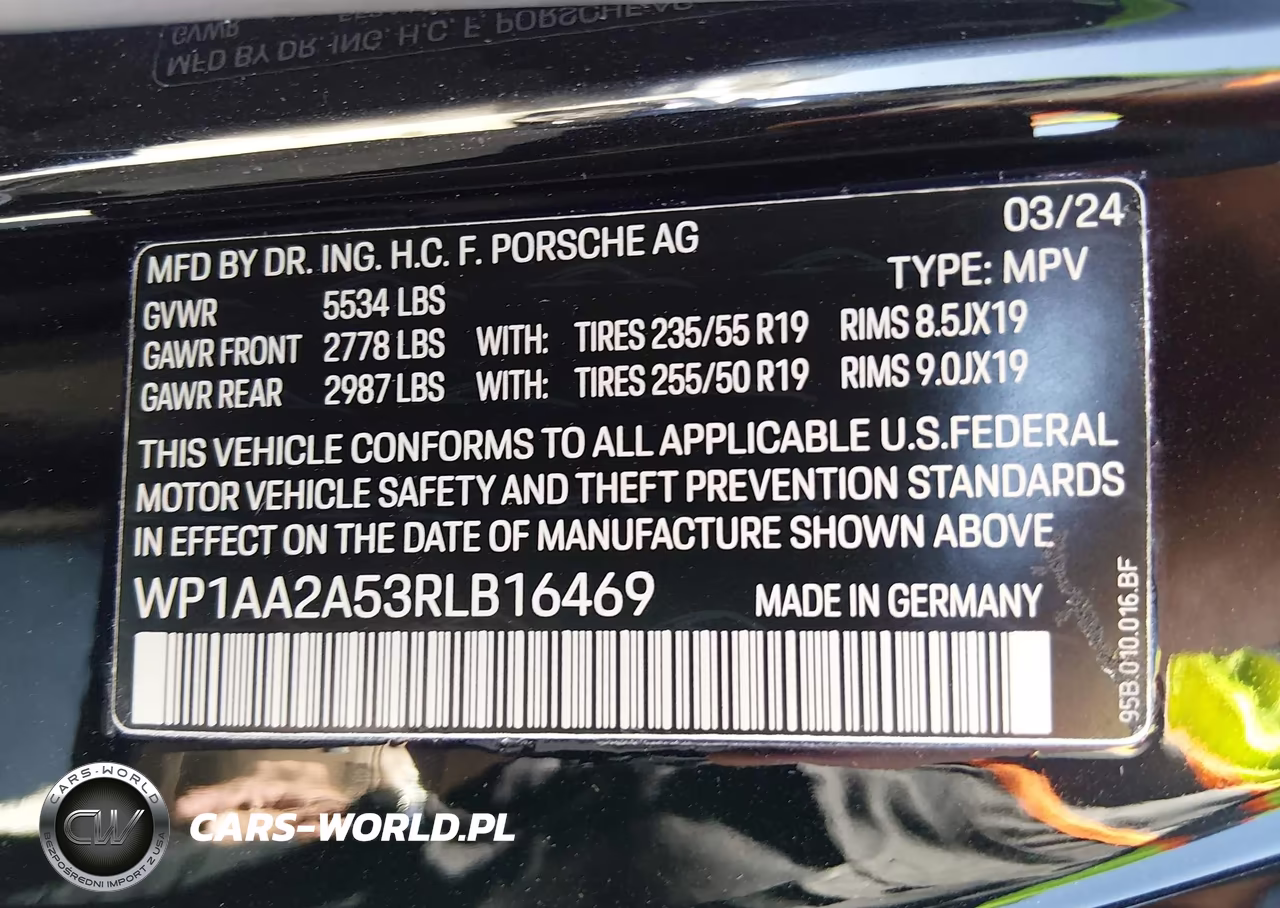 2024 Porsche Macan T VIN:WP1AA2A53RLB16469 - 9