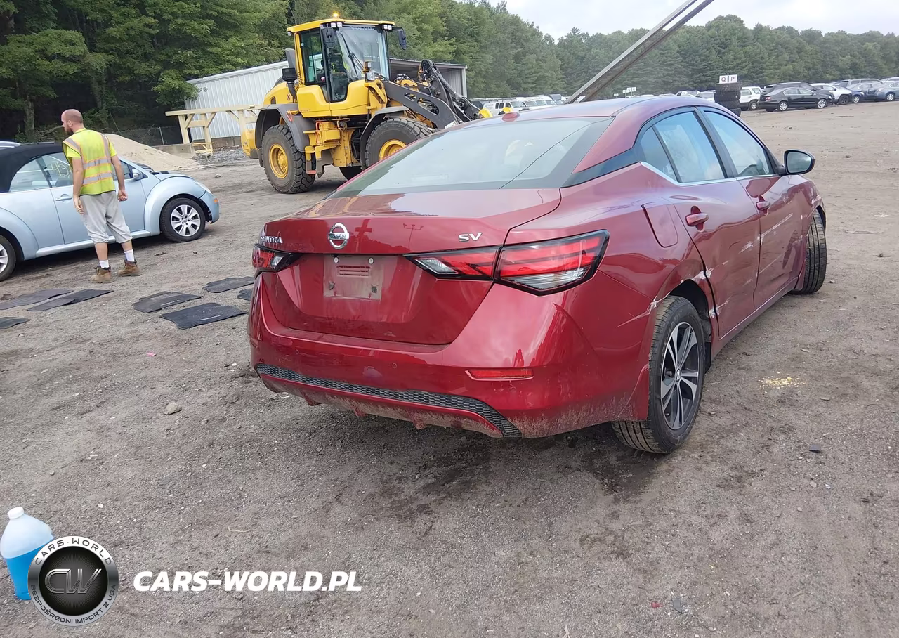 2021 Nissan Sentra Sv Xtronic Cvt VIN:3N1AB8CV6MY252001 - 4