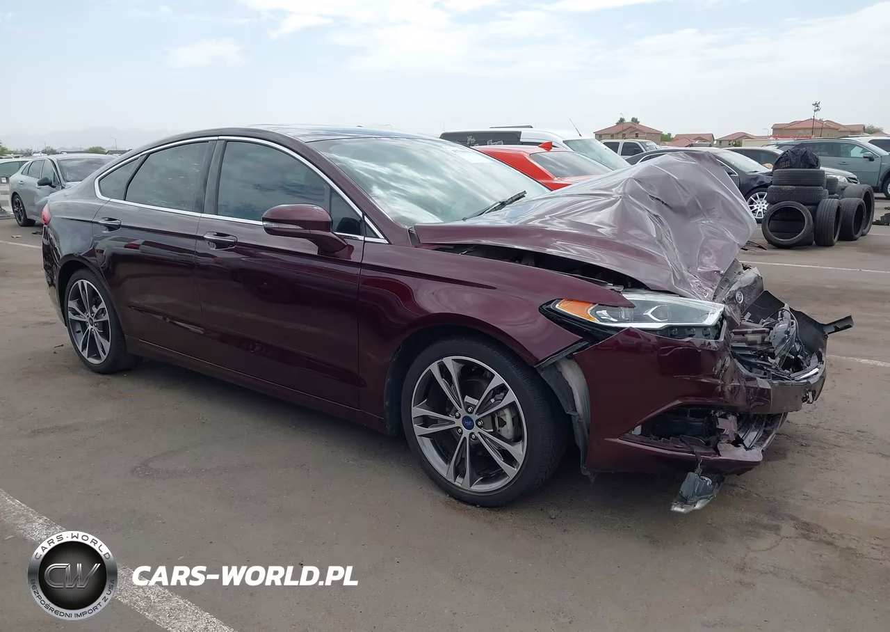 2017 Ford Fusion Titanium VIN:3FA6P0K96HR229155 - 1