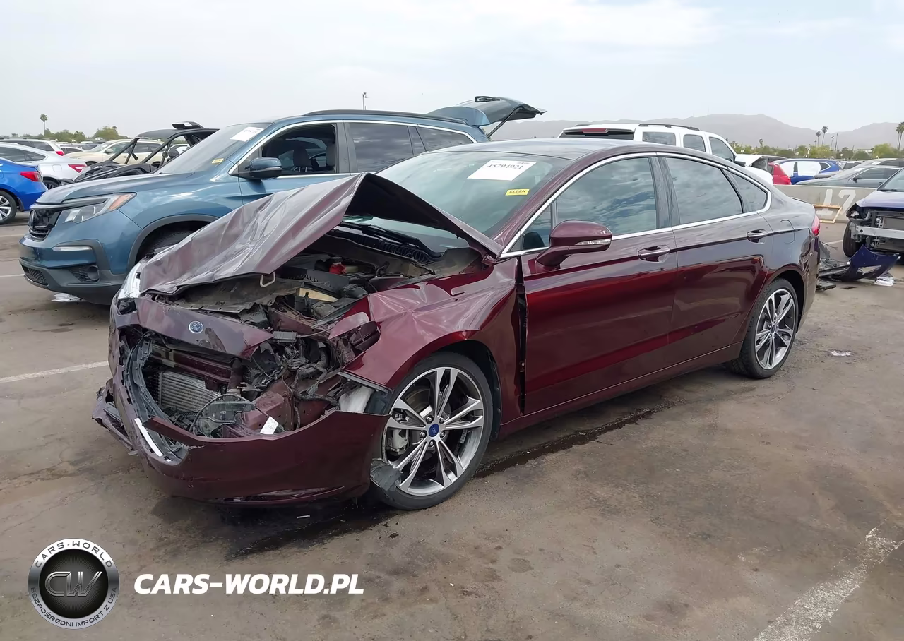 2017 Ford Fusion Titanium VIN:3FA6P0K96HR229155 - 2
