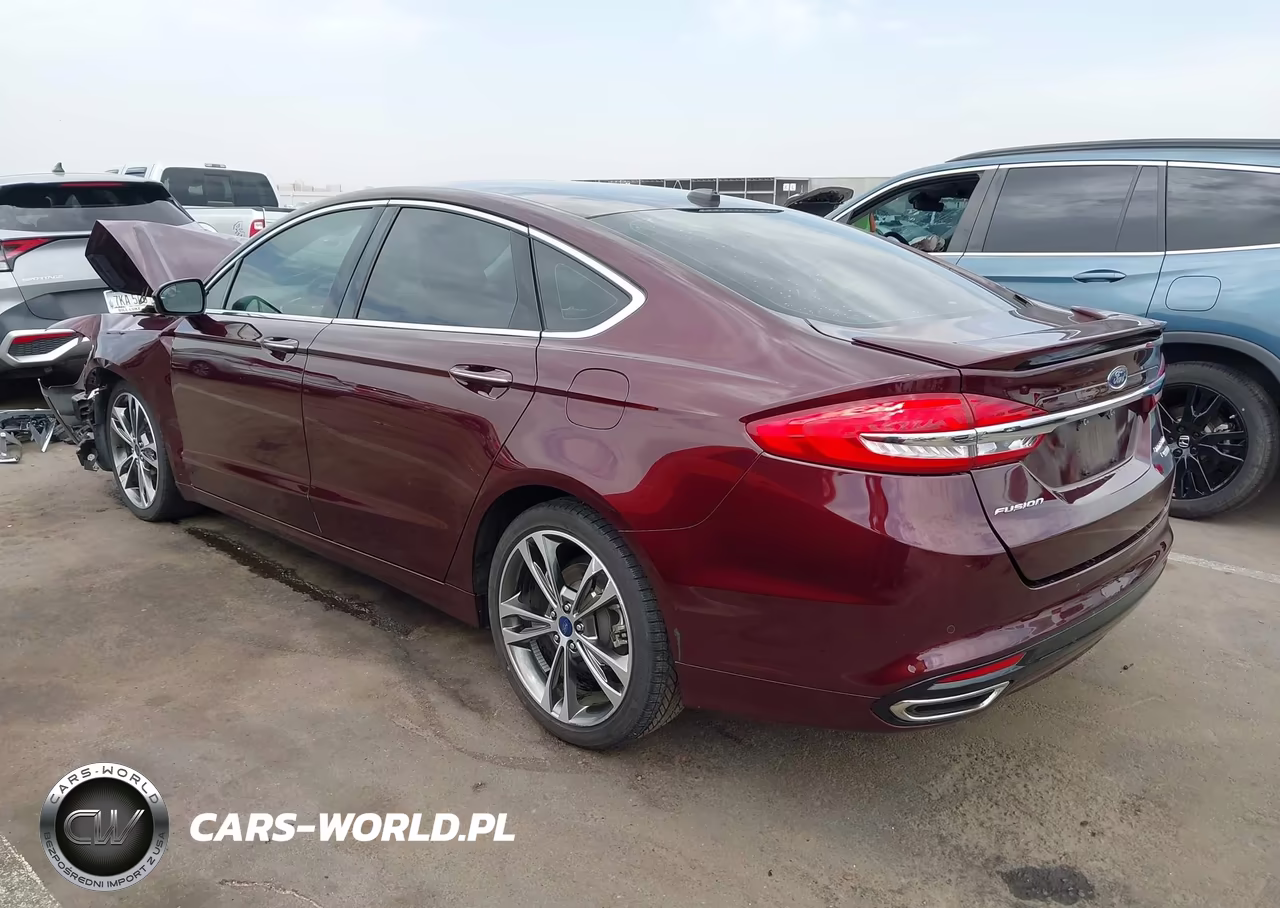 2017 Ford Fusion Titanium VIN:3FA6P0K96HR229155 - 3