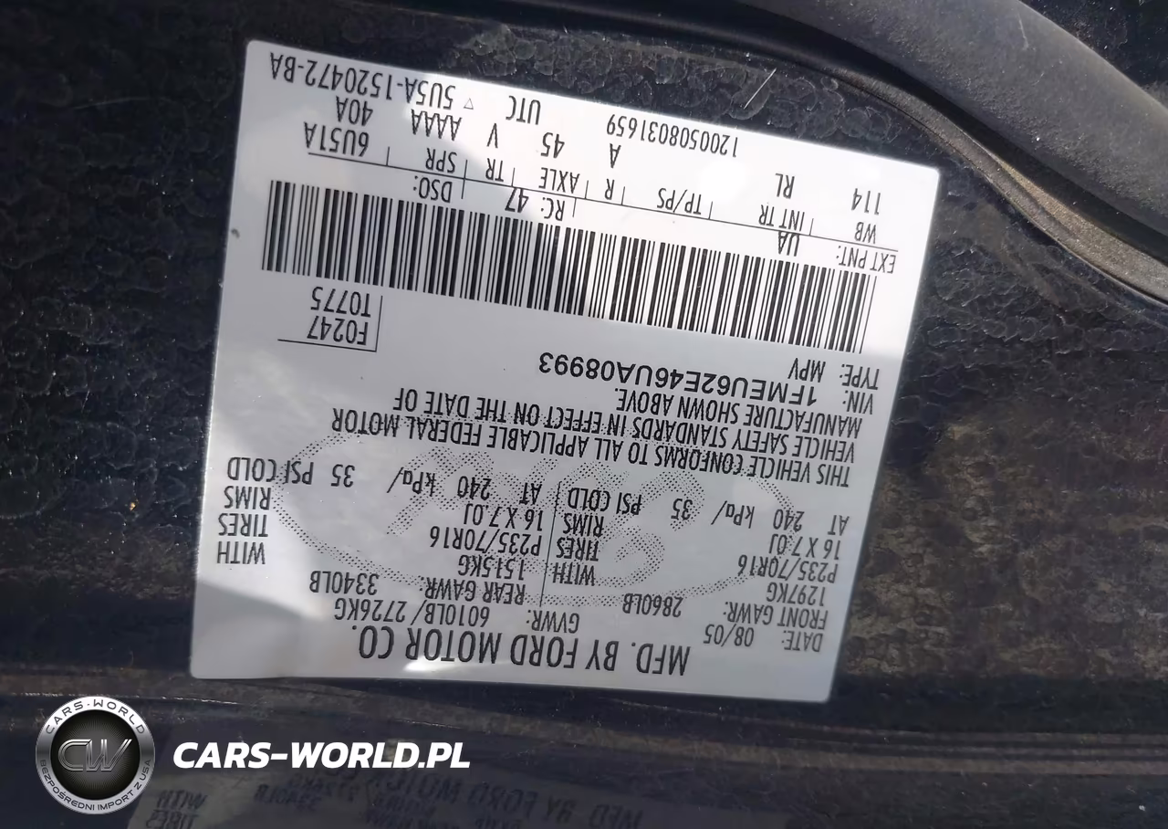 2006 Ford Explorer Xls VIN:1FMEU62E46UA08993 - 9