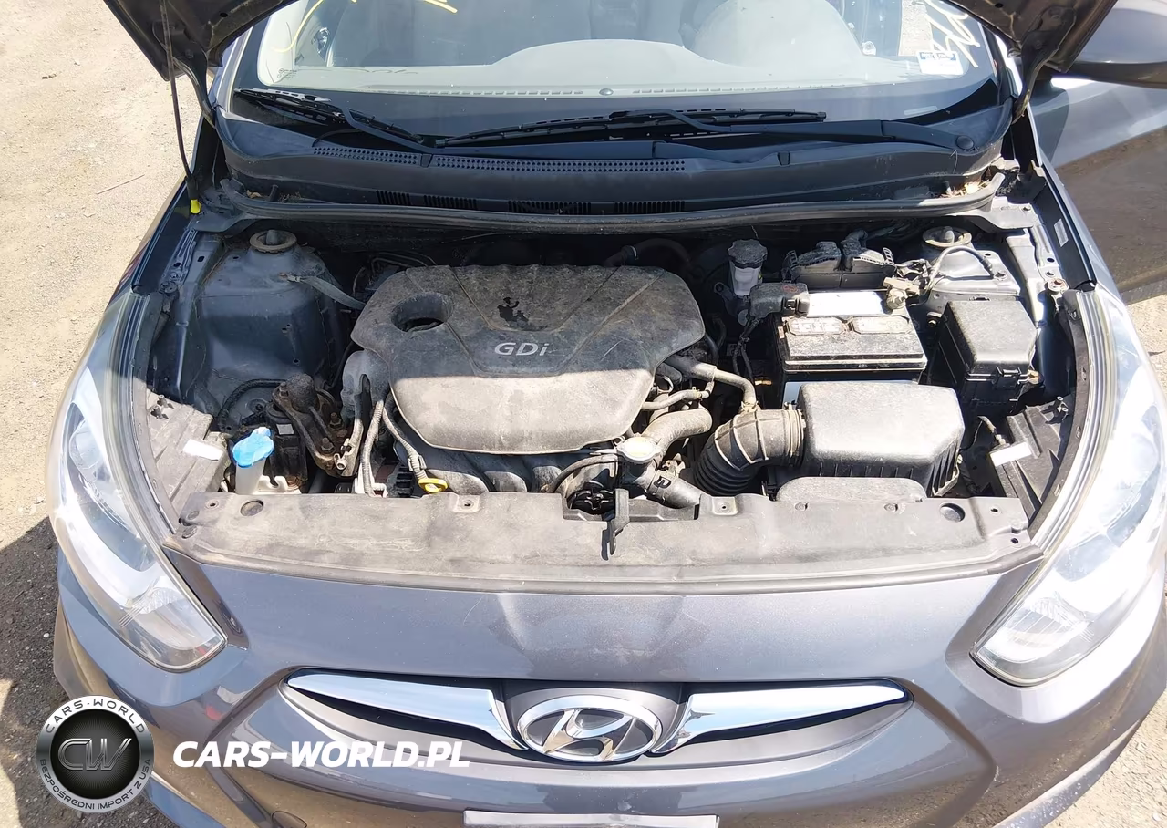 2012 Hyundai Accent Gls VIN:KMHCU4AE7CU059722 - 10