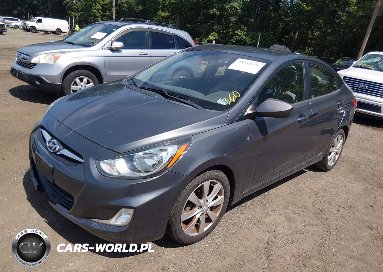 2012 Hyundai Accent Gls VIN:KMHCU4AE7CU059722 - 2