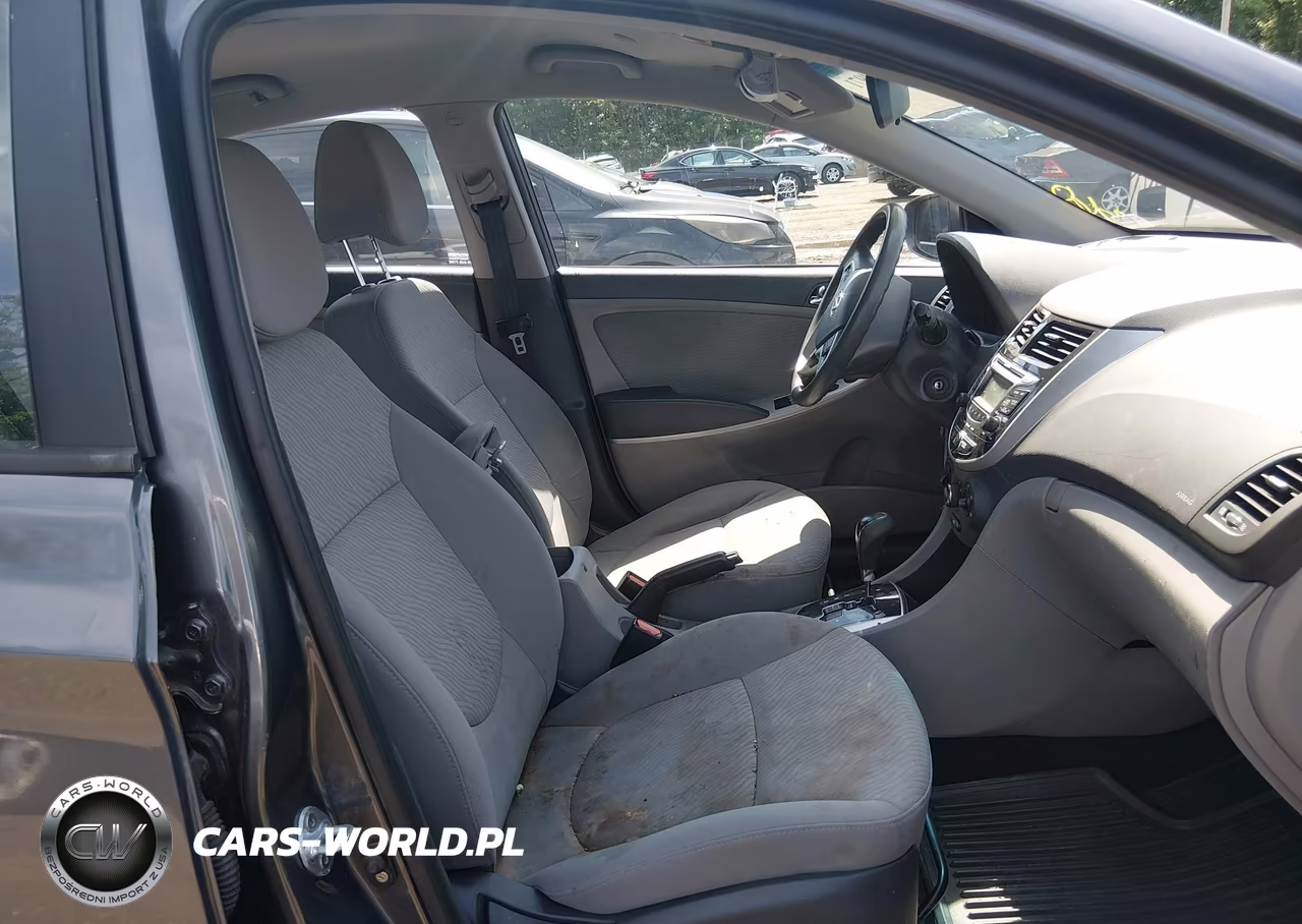 2012 Hyundai Accent Gls VIN:KMHCU4AE7CU059722 - 5