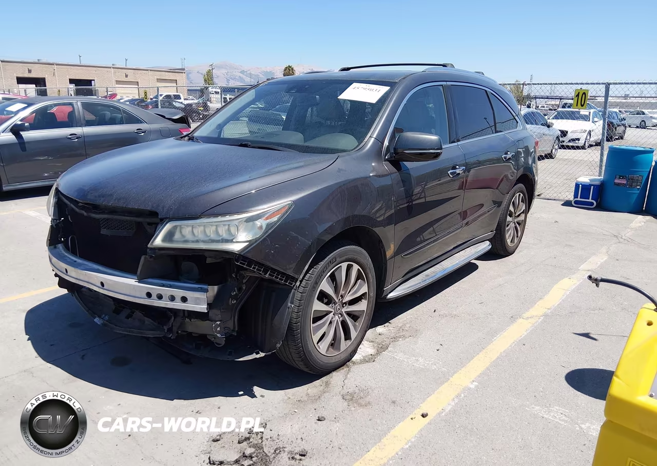 2014 Acura Mdx Technology Package VIN:5FRYD3H4XEB013751 - 2