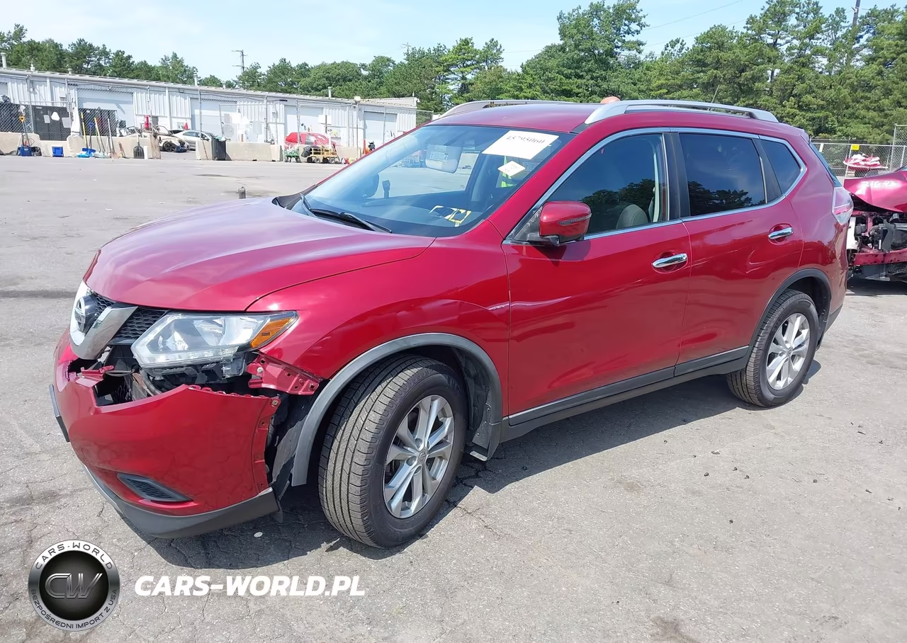 2016 Nissan Rogue Sv VIN:KNMAT2MV1GP702116 - 2