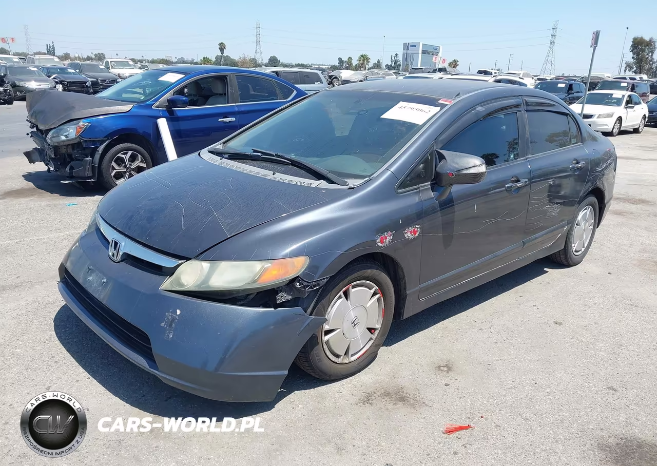 2007 Honda Civic Hybrid VIN:JHMFA36267S027587 - 2