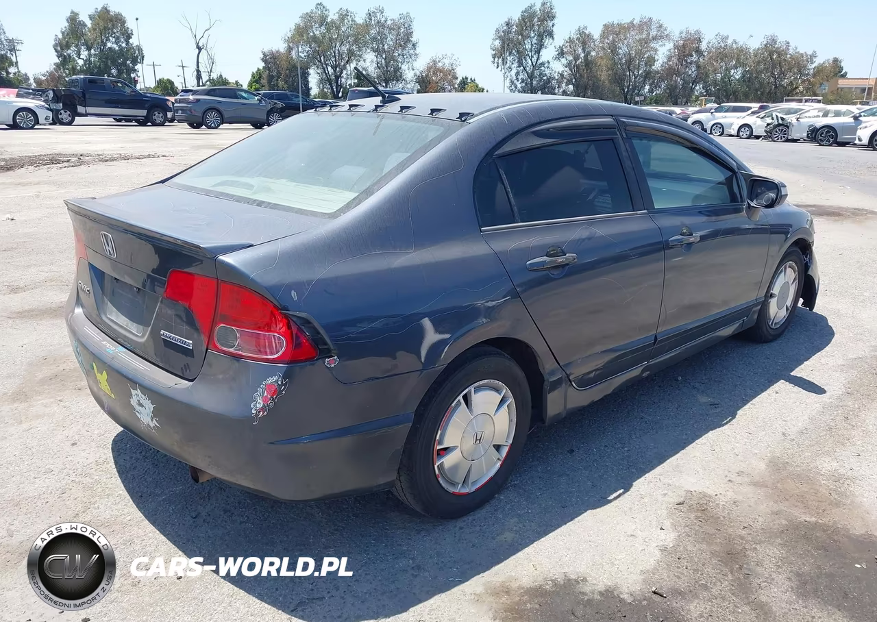 2007 Honda Civic Hybrid VIN:JHMFA36267S027587 - 4