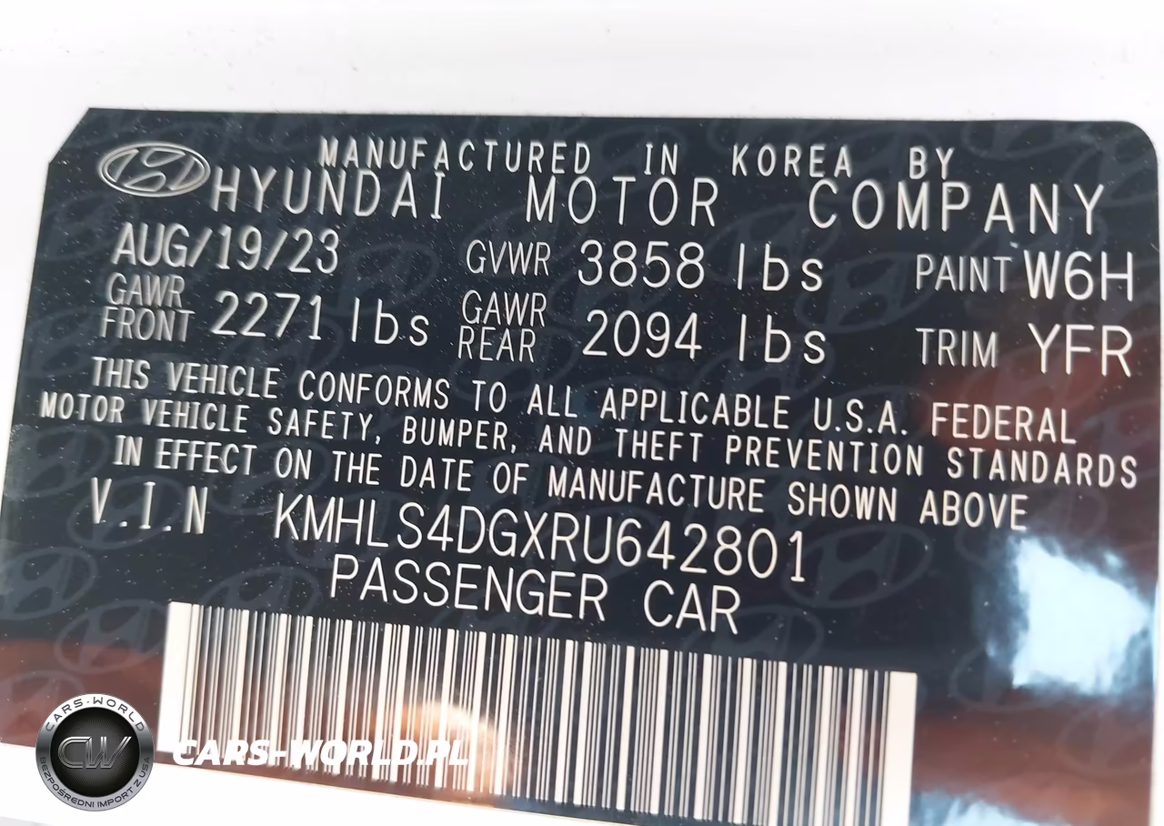 2024 Hyundai Elantra Sel VIN:KMHLS4DGXRU642801 - 9