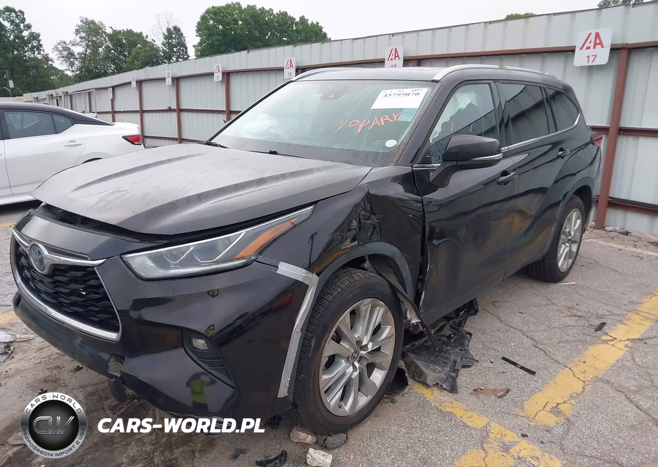2022 Toyota Highlander Hybrid Limited VIN:5TDYARAH2NS013264 - 2