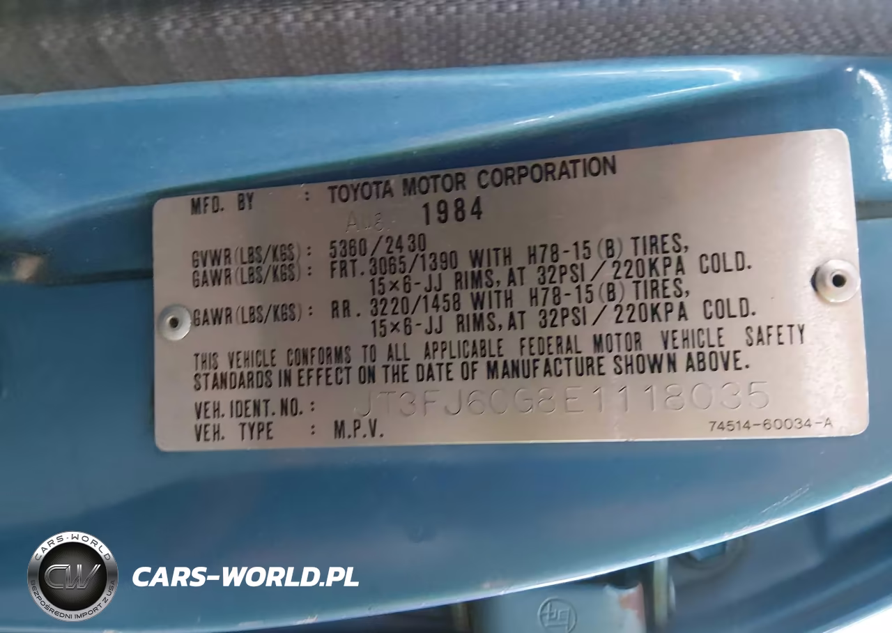 1984 Toyota Land Cruiser Fj60 VIN:JT3FJ60G8E1118035 - 9