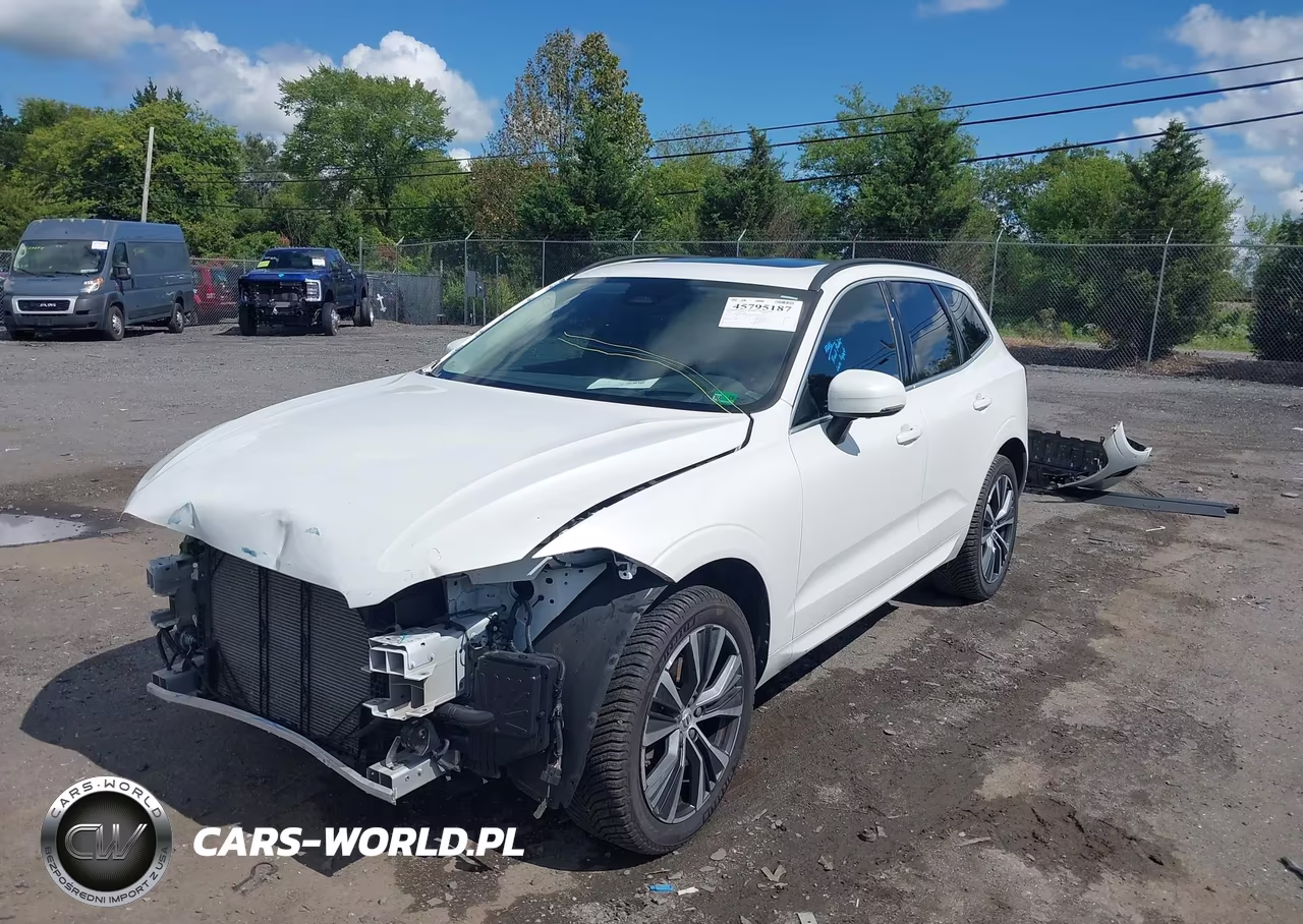 2022 Volvo Xc60 B5 Momentum VIN:YV4L12DK3N1996281 - 2