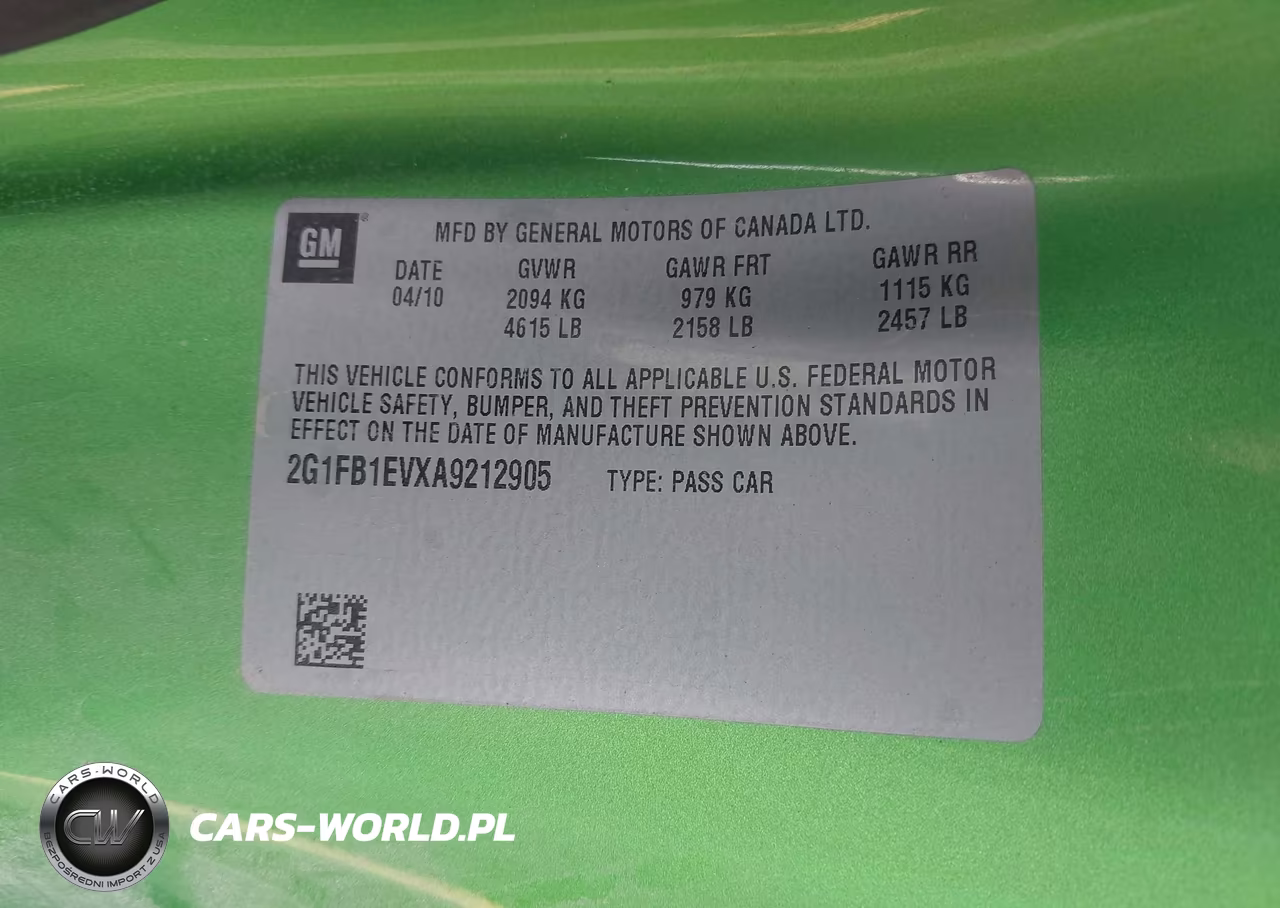 2010 Chevrolet Camaro 1Lt VIN:2G1FB1EVXA9212905 - 9