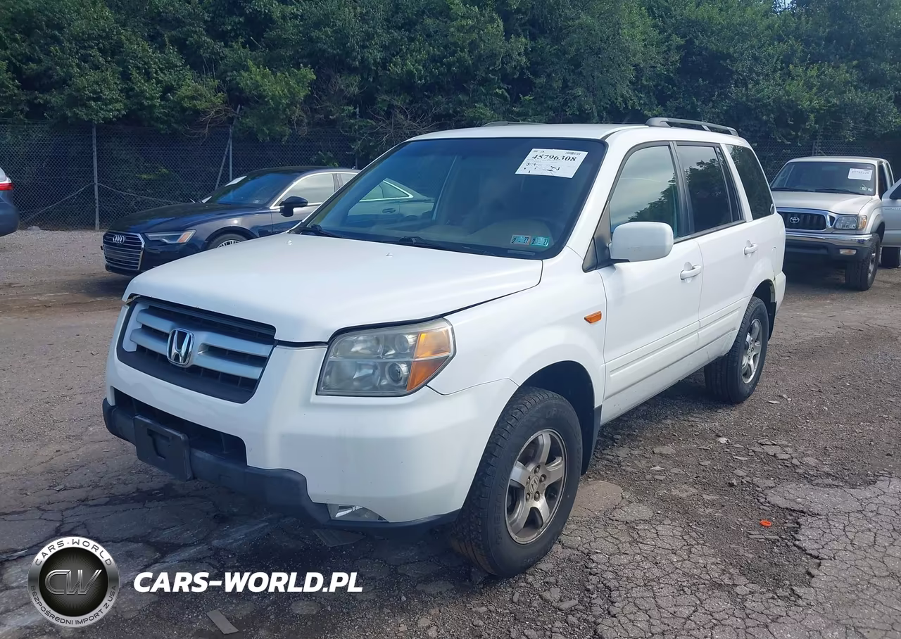 2007 Honda Pilot Ex VIN:2HKYF18417H518078 - 2