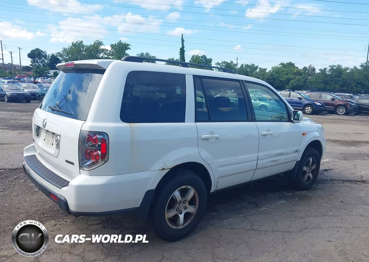 2007 Honda Pilot Ex VIN:2HKYF18417H518078 - 4