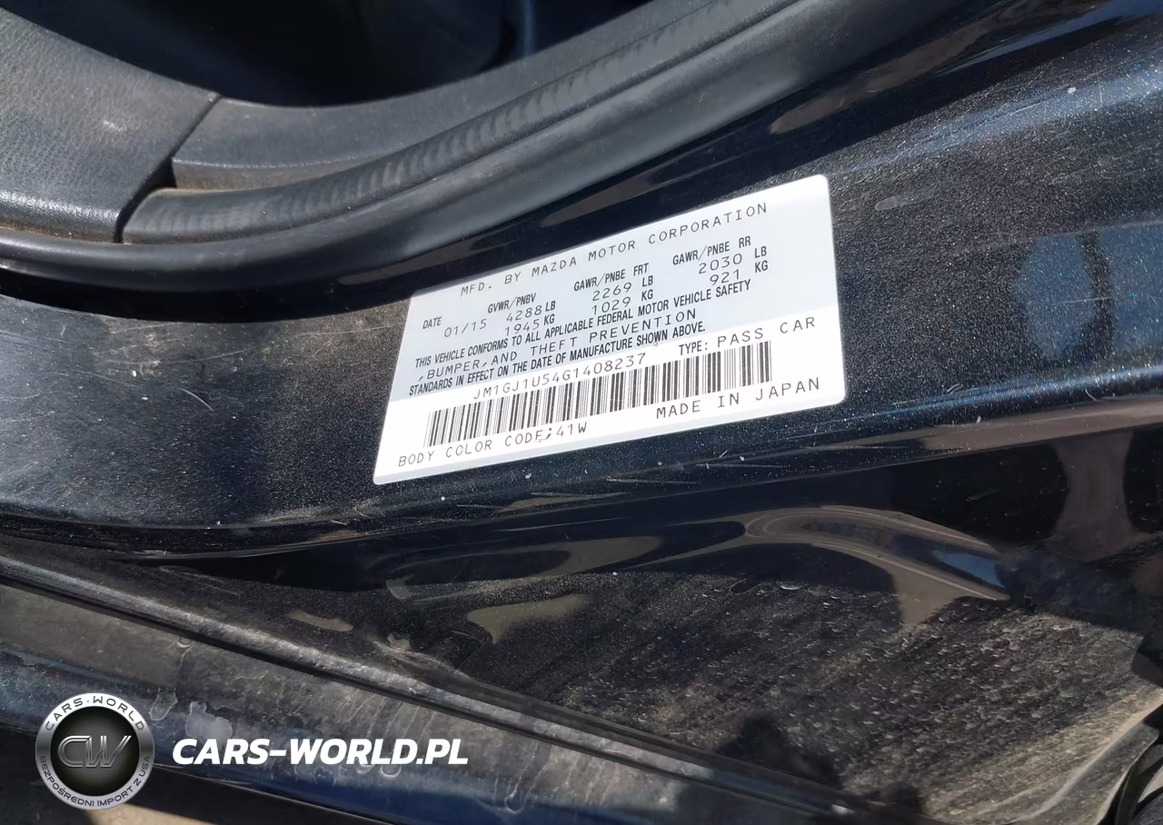 2016 Mazda Mazda6 I Sport VIN:JM1GJ1U54G1408237 - 9