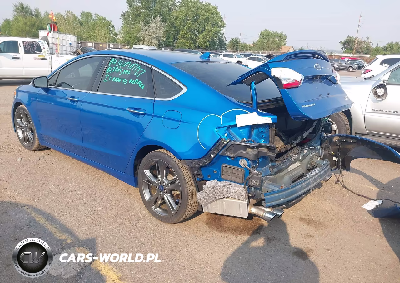 2019 Ford Fusion Sport VIN:3FA6P0VP8KR201147 - 3