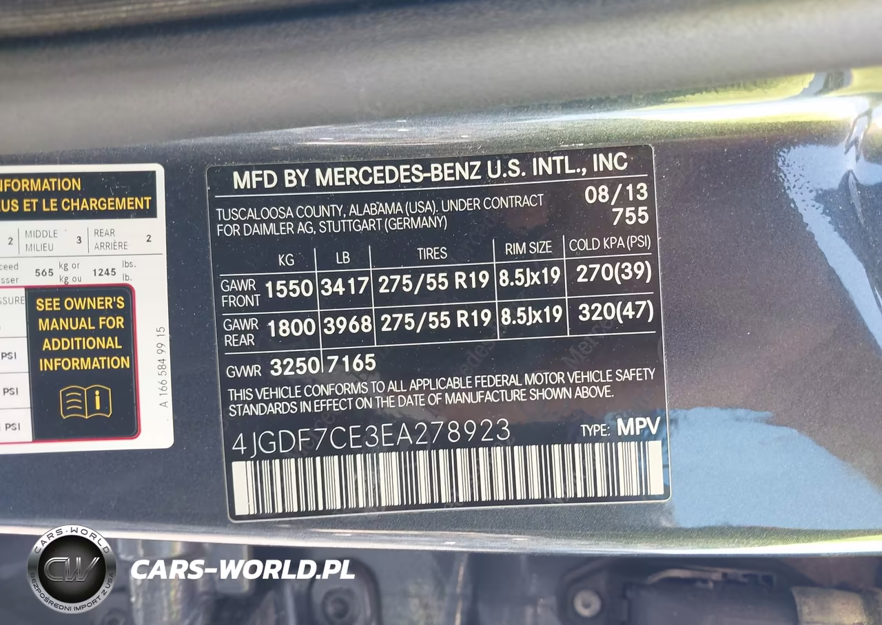 2014 Mercedes-Benz Gl 450 4Matic VIN:4JGDF7CE3EA278923 - 9