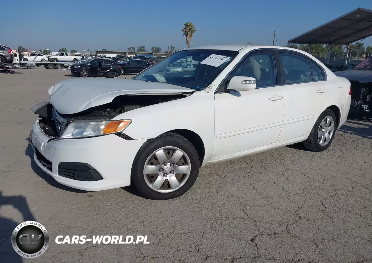 2009 Kia Optima Lx VIN:KNAGE228795313185 - 2