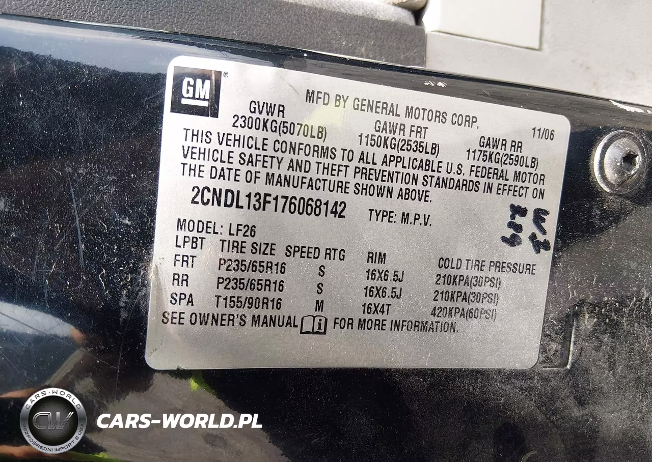 2007 Chevrolet Equinox Ls VIN:2CNDL13F176068142 - 9