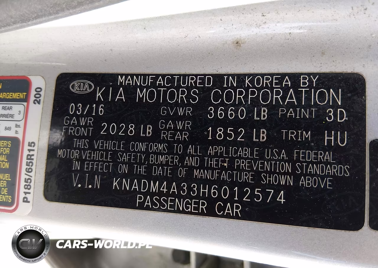 2017 Kia Rio Lx VIN:KNADM4A33H6012574 - 9
