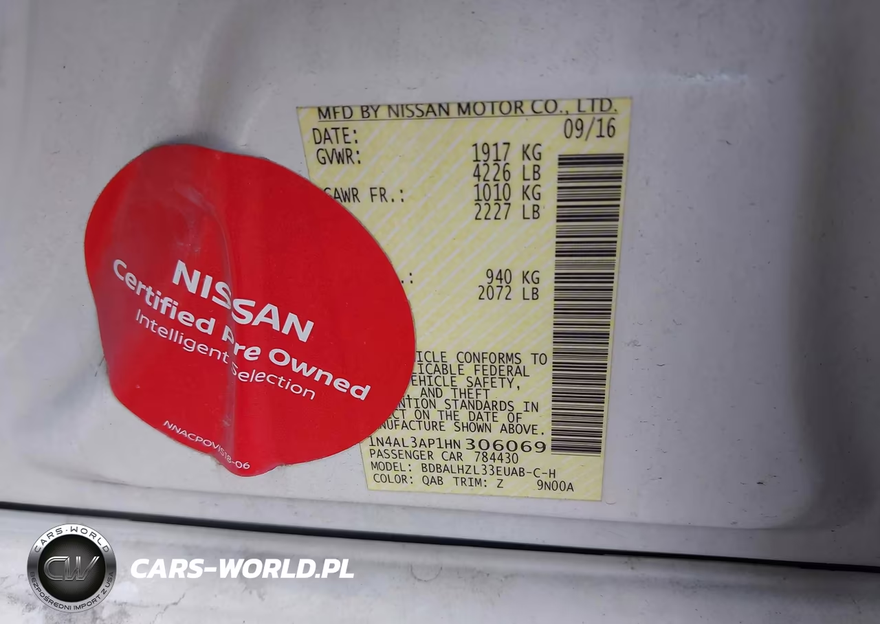 2017 Nissan Altima 2.5 Sr VIN:1N4AL3AP1HN306069 - 9